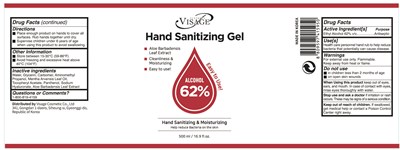 Active Ingredient (62 Alcohol Gel   500mla)